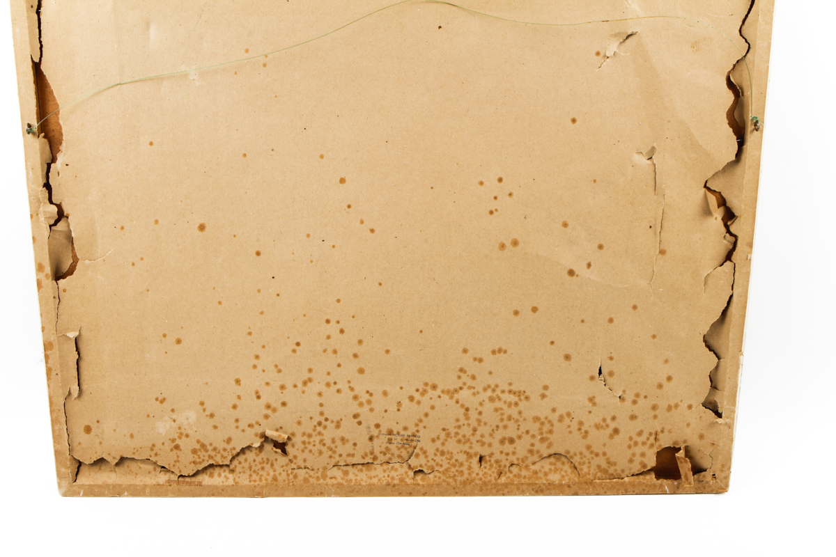 Framed Painting of Willow Trees