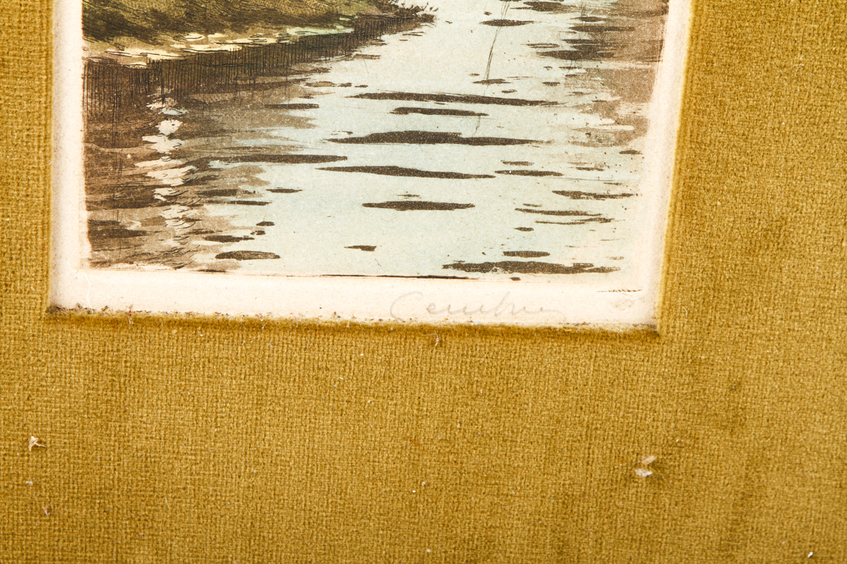 Framed Intaglio Nature Print