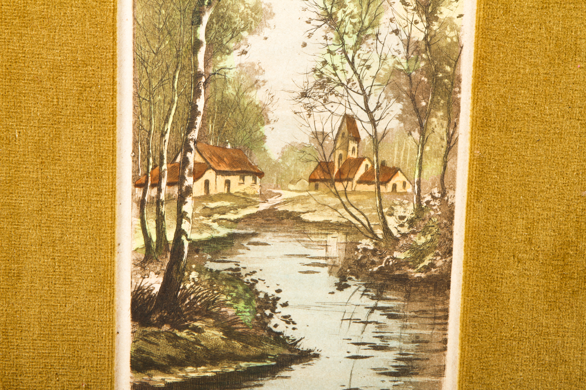 Framed Intaglio Nature Print