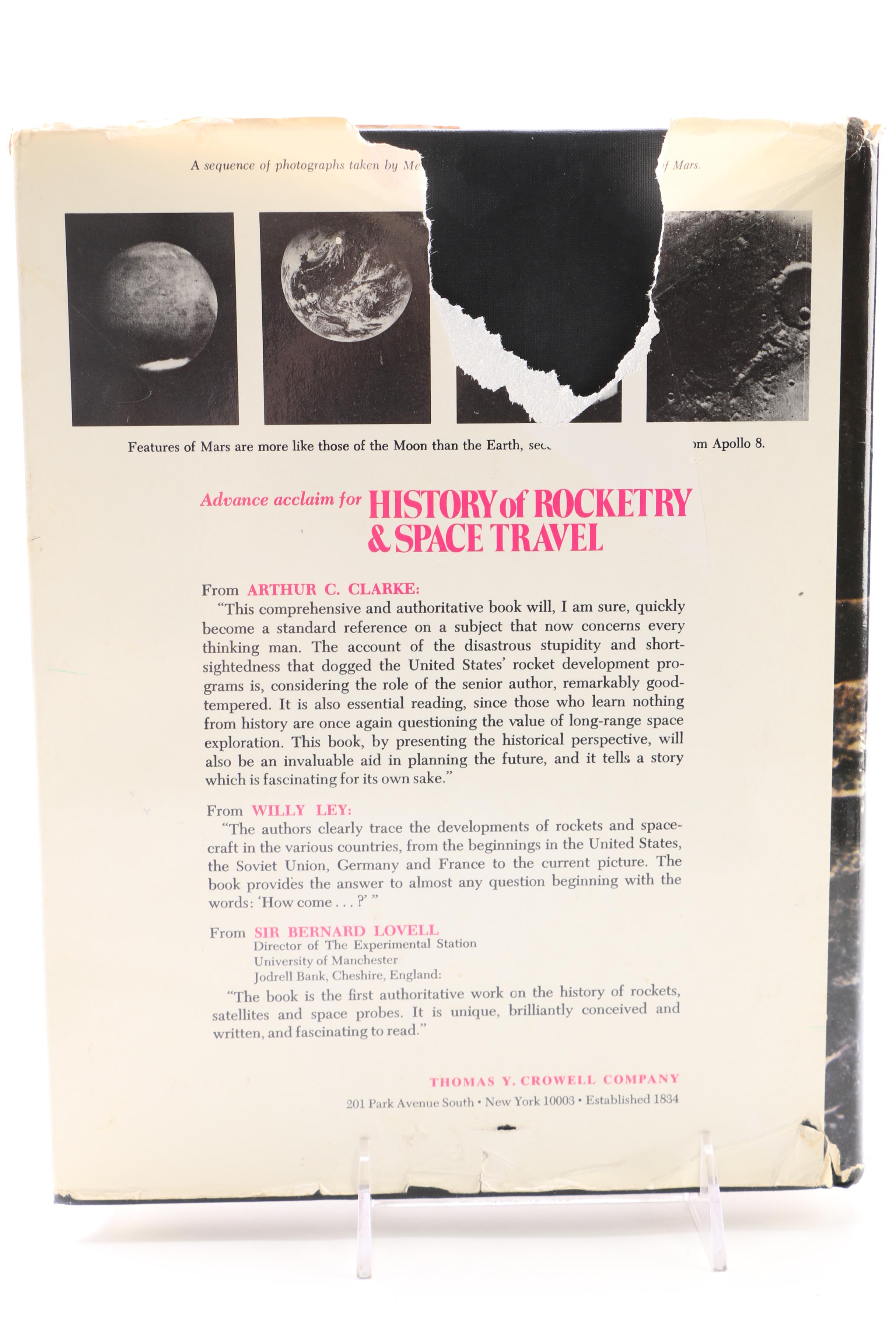 Signed "History of Rocketry & Space Travel"