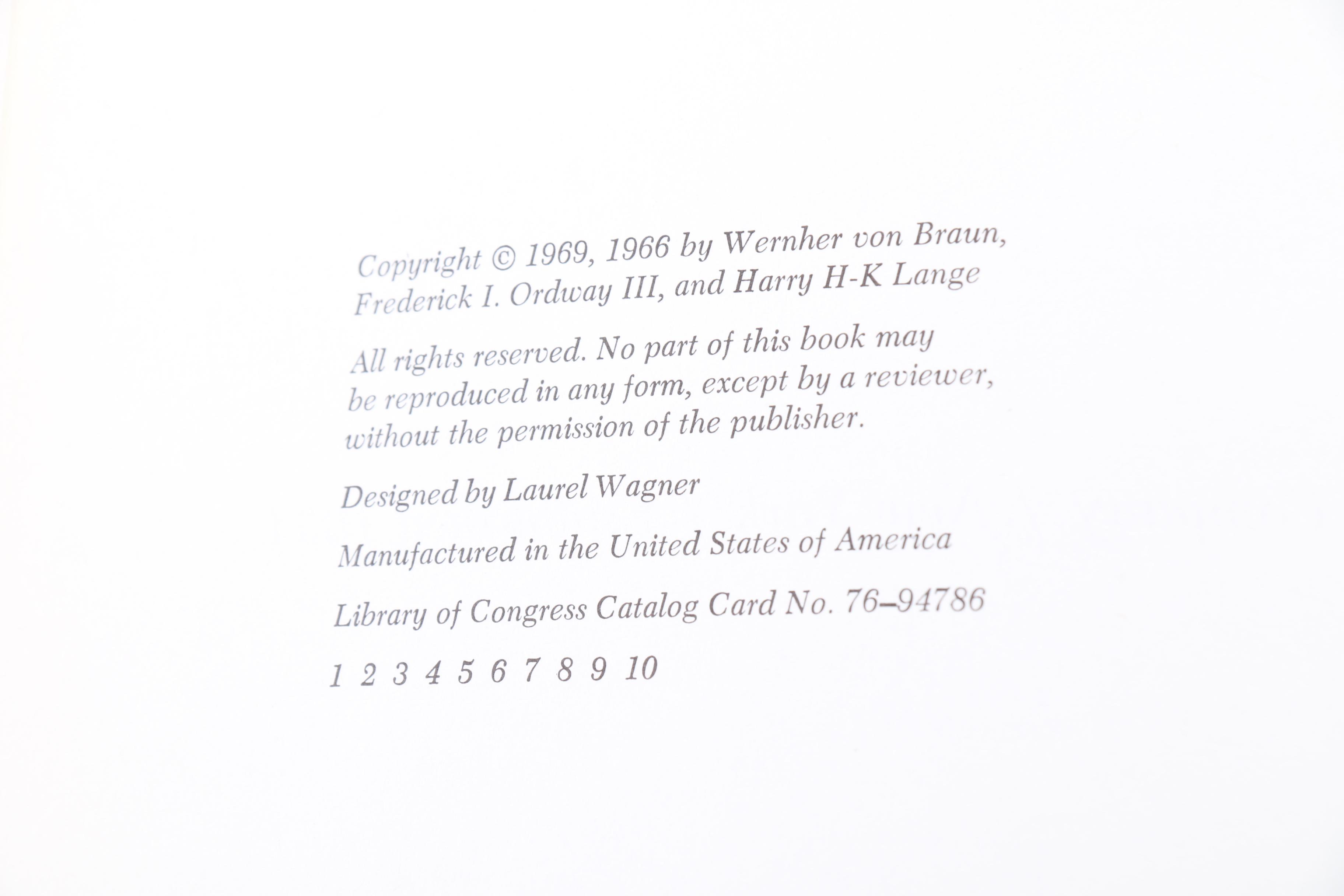 Signed "History of Rocketry & Space Travel"