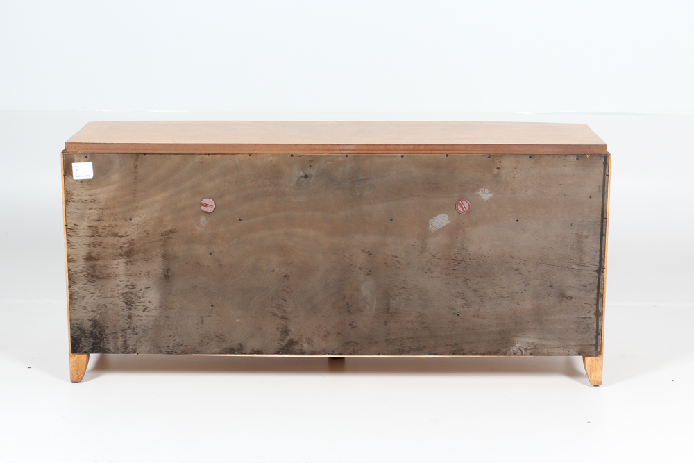 Contemporary Wood Veneer Media Console