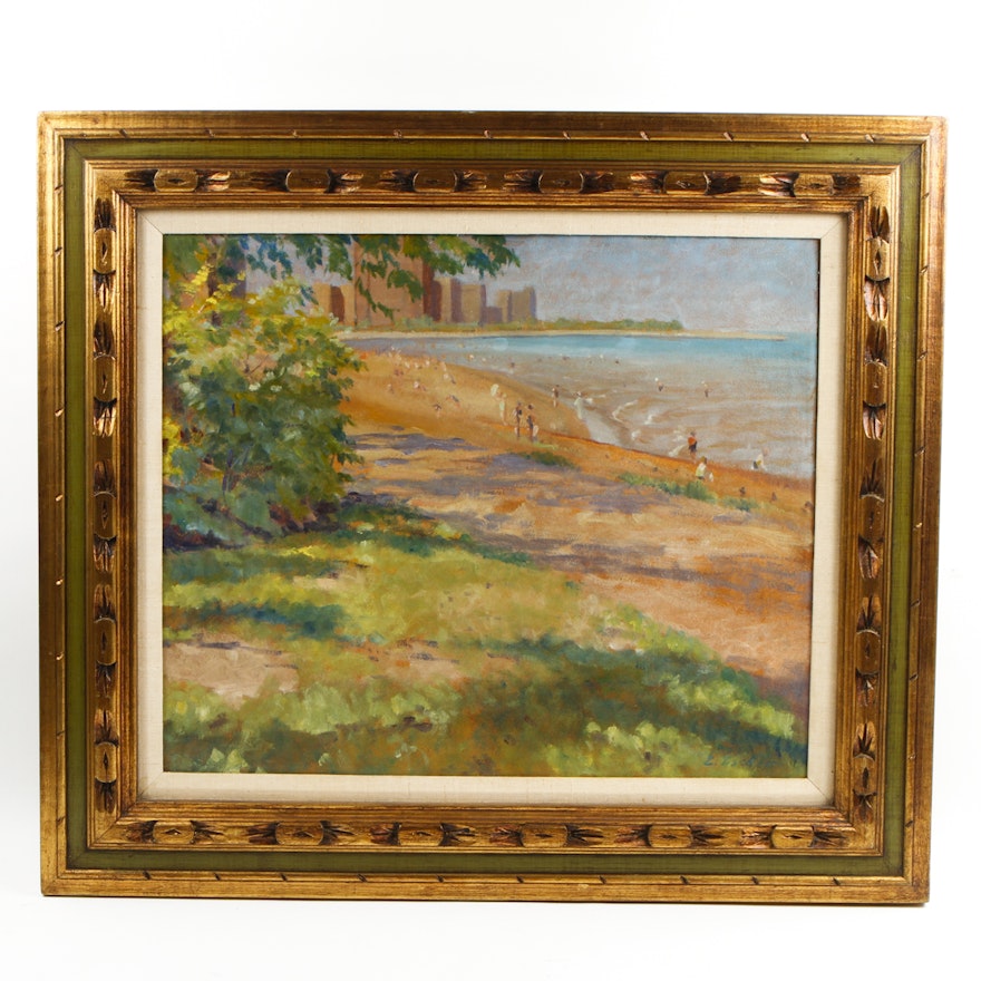 Oil Coastal Painting