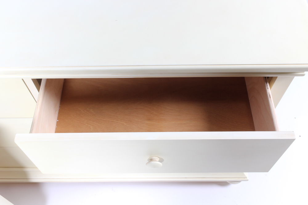 White Finished Wood Bedroom Set