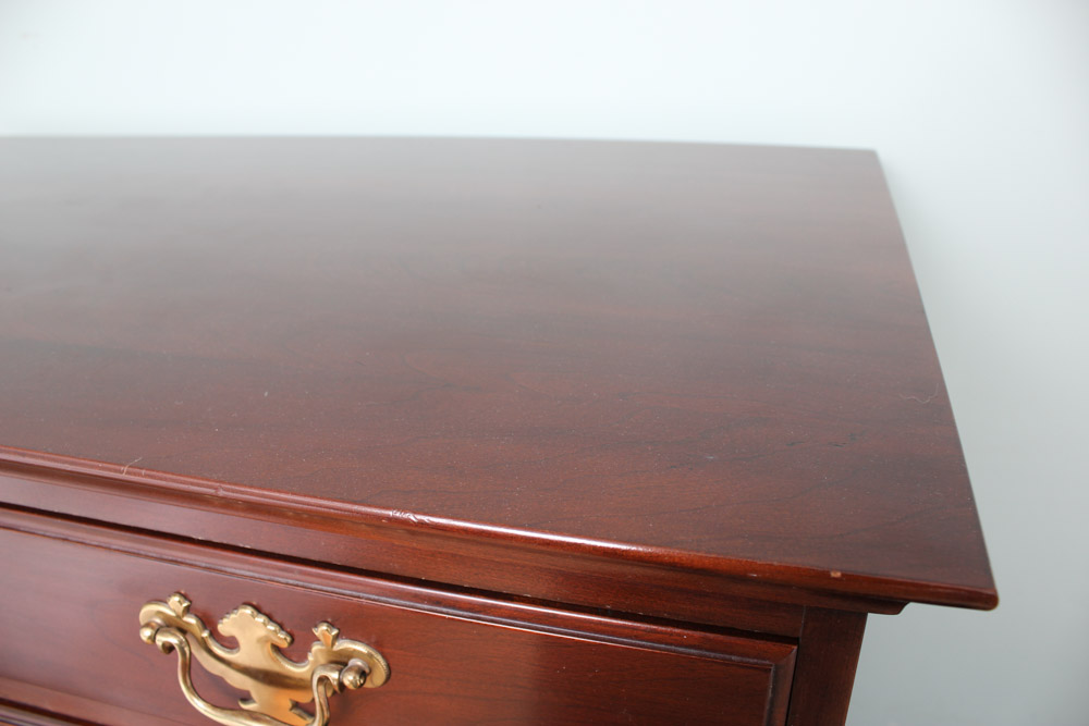 Chippendale Style Cherry Chest on Chest by Davis Cabinet Co.