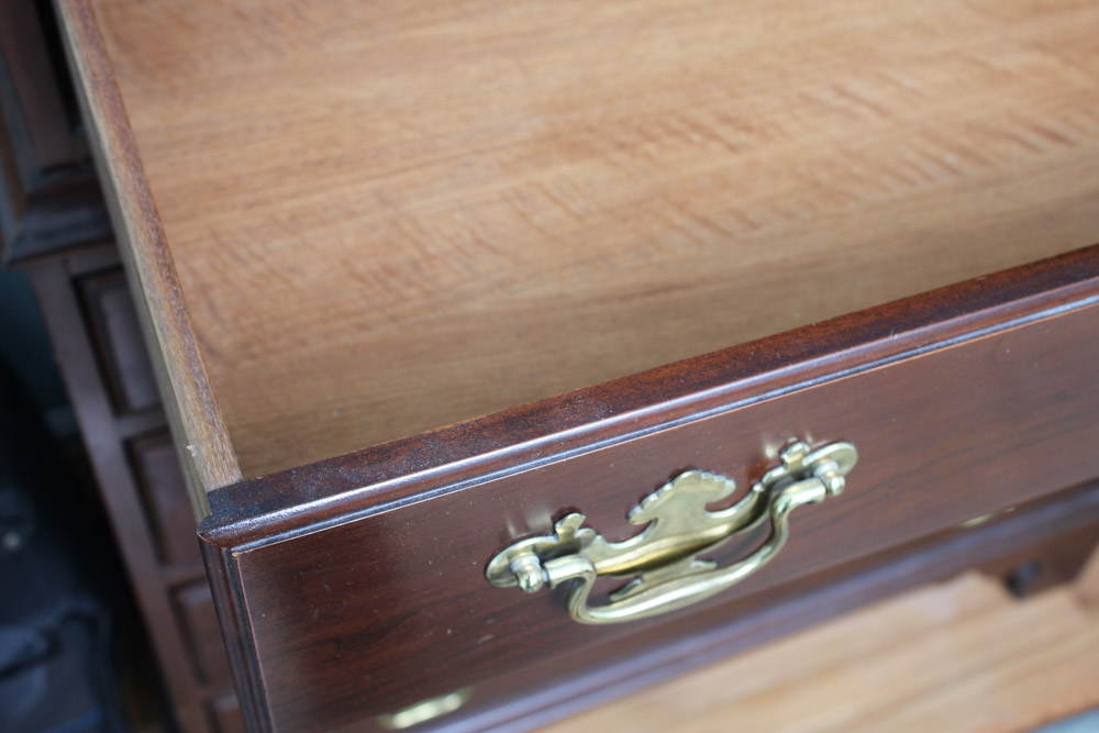Chippendale Style Cherry Chest on Chest by Davis Cabinet Co.