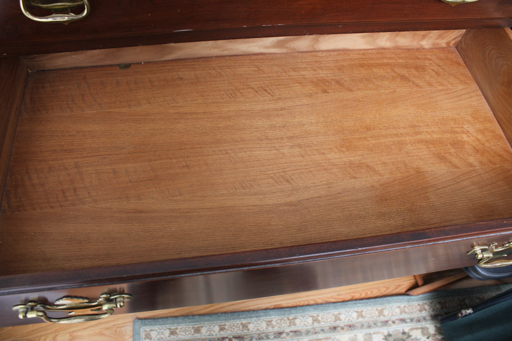 Chippendale Style Cherry Chest on Chest by Davis Cabinet Co.