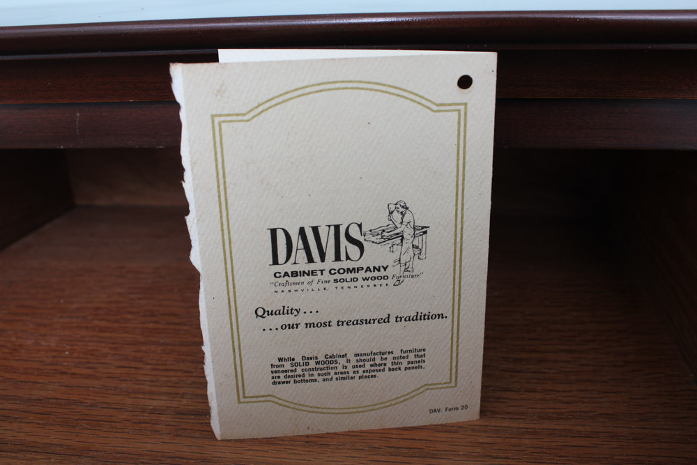 Chippendale Style Cherry Chest on Chest by Davis Cabinet Co.