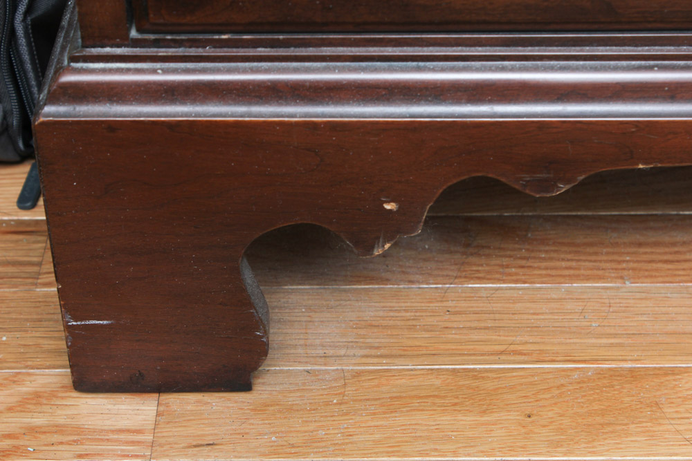 Chippendale Style Cherry Chest on Chest by Davis Cabinet Co.