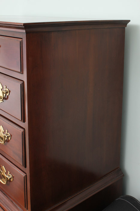 Chippendale Style Cherry Chest on Chest by Davis Cabinet Co.