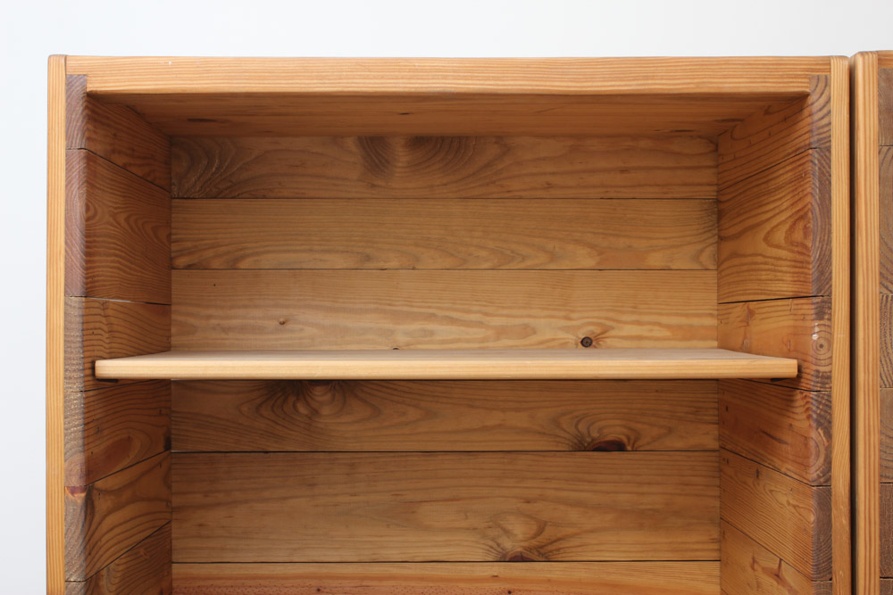Pine Bookcase with Bottom Cabinet