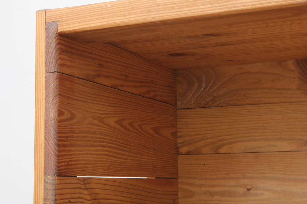 Pine Bookcase with Bottom Cabinet