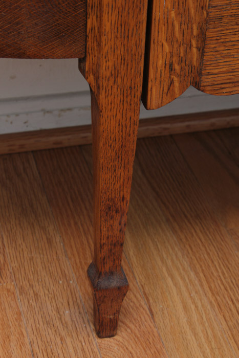 Mission Style Oak Display Cabinet