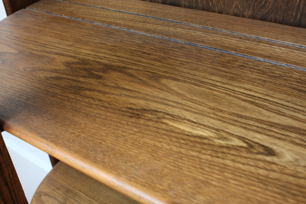 Mission Style Oak Display Cabinet