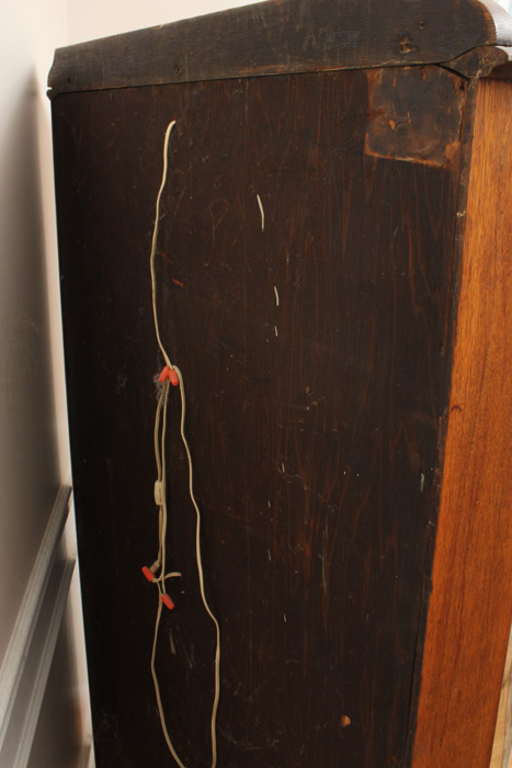 Mission Style Oak Display Cabinet