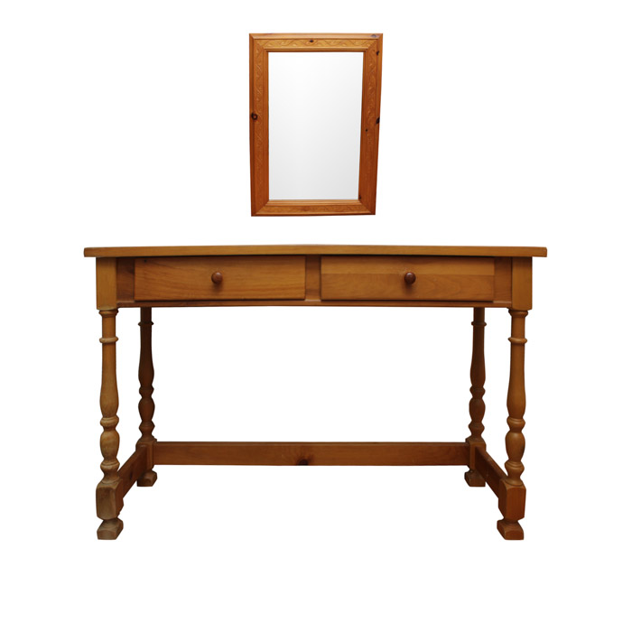 Console Table with Mirror