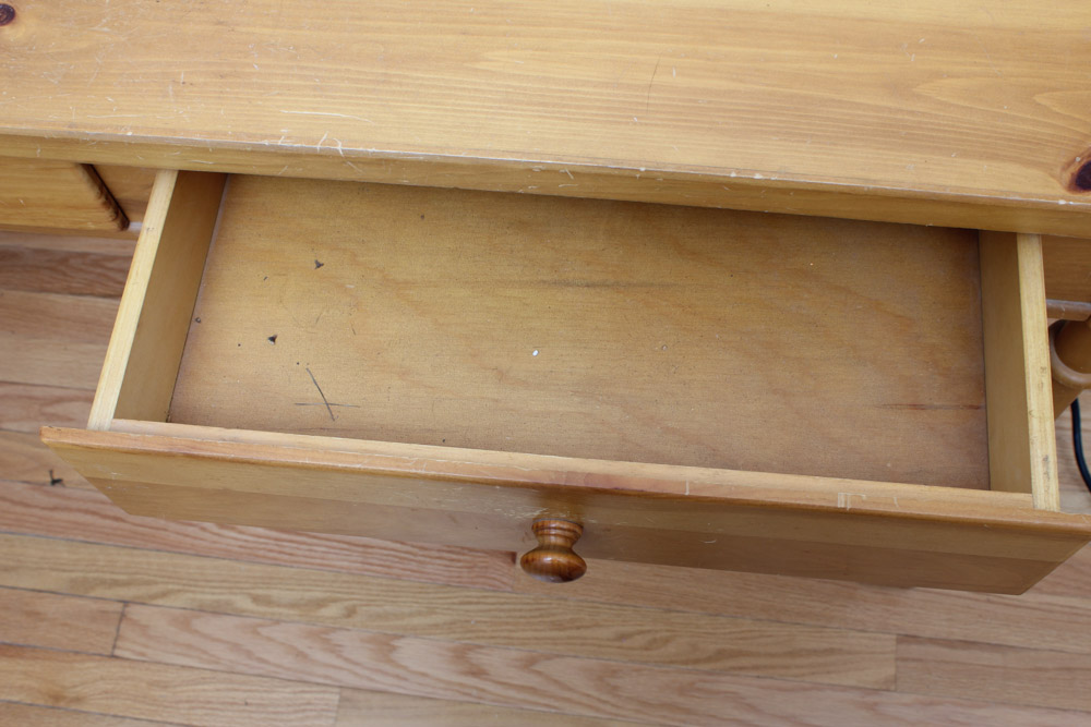 Console Table with Mirror