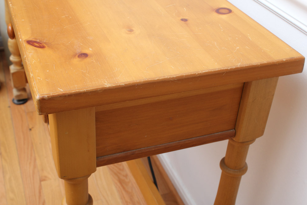 Console Table with Mirror