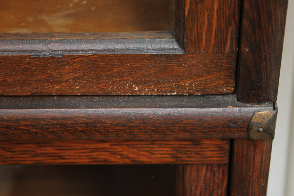 Antique Oak Barrister Bookcase