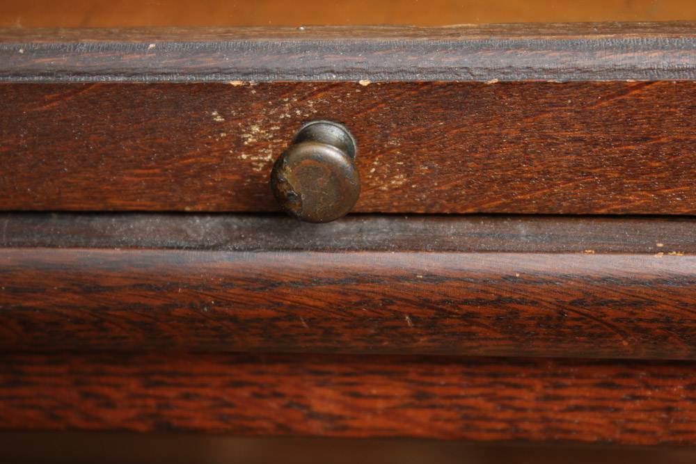 Antique Oak Barrister Bookcase