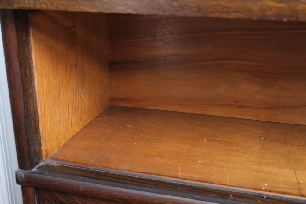 Antique Oak Barrister Bookcase