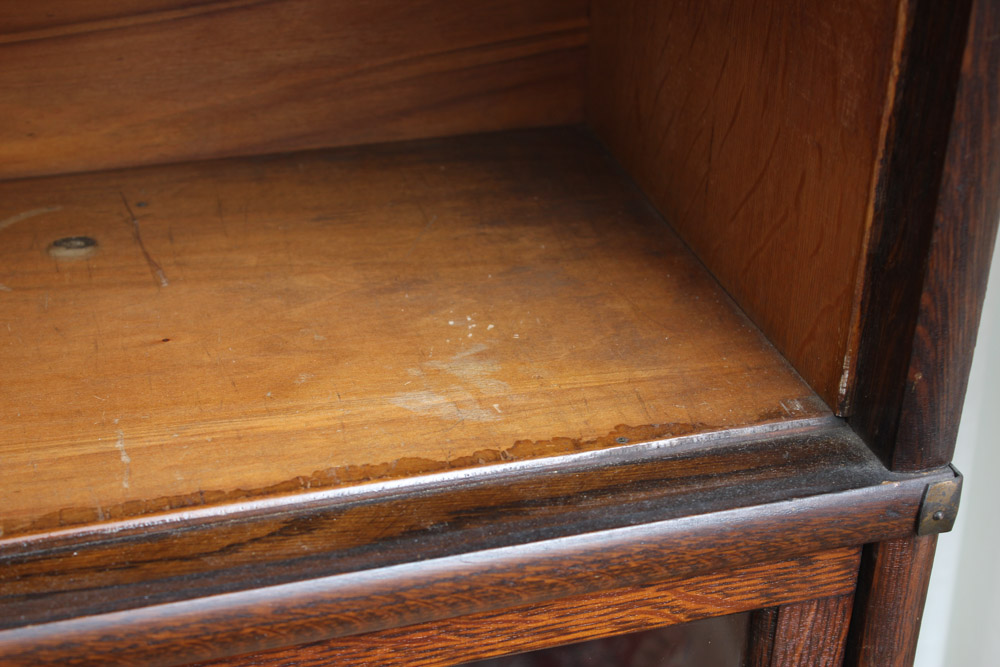 Antique Oak Barrister Bookcase