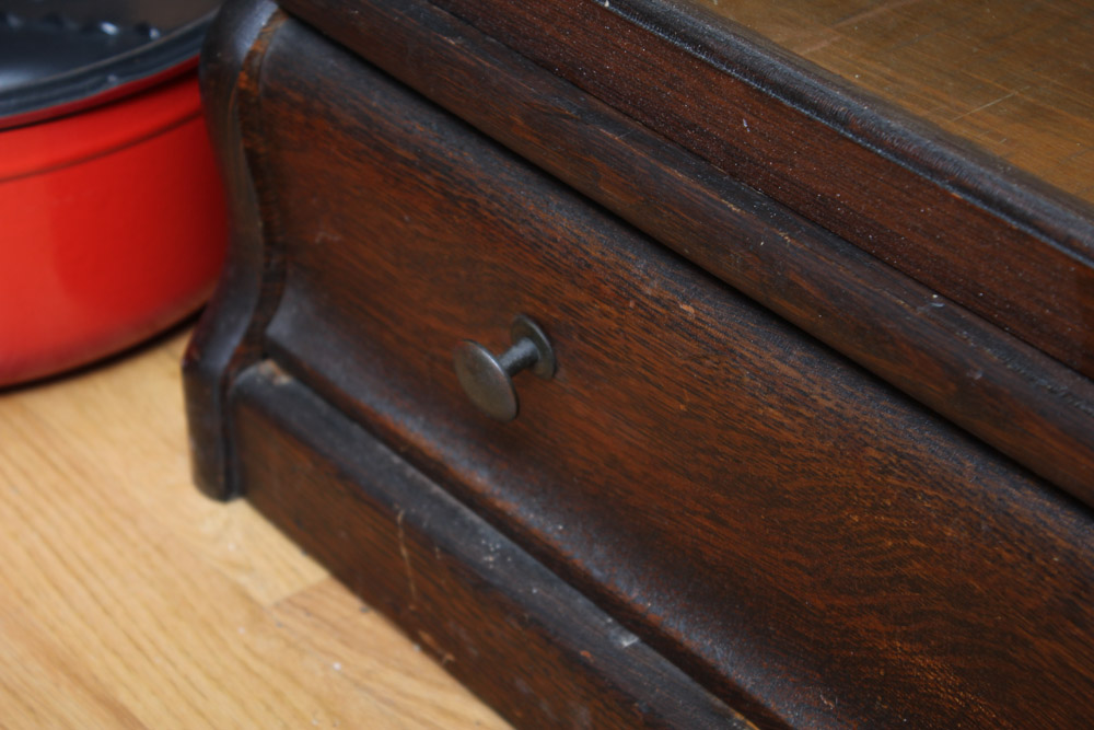 Antique Oak Barrister Bookcase