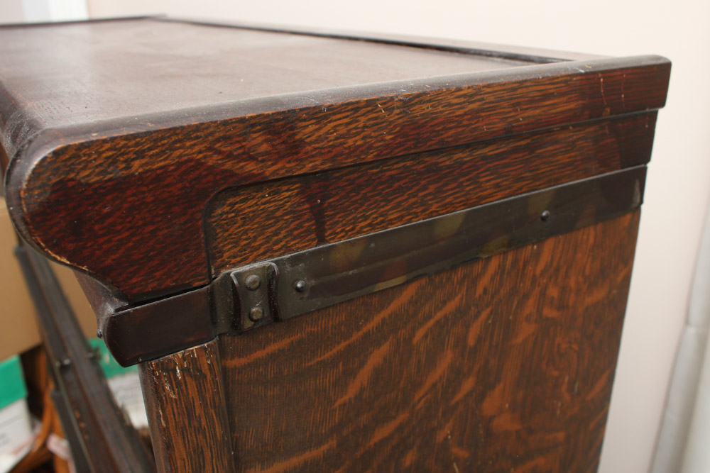 Antique Oak Barrister Bookcase