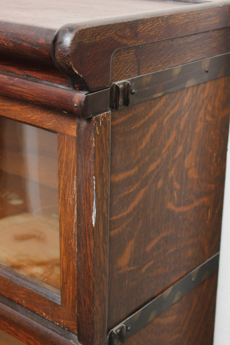Antique Oak Barrister Bookcase