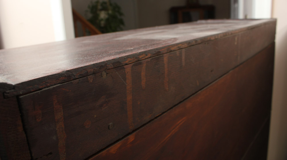Antique Oak Barrister Bookcase
