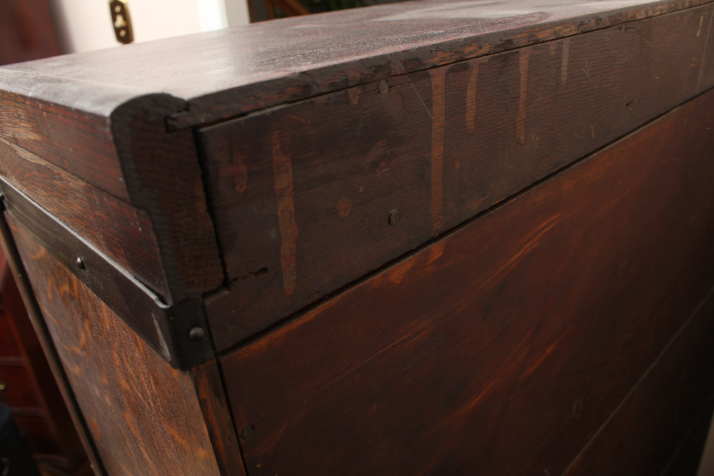 Antique Oak Barrister Bookcase