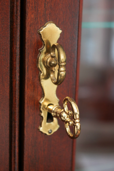 Federal Style Cherry Secretary Bookcase by Jasper Cabinet