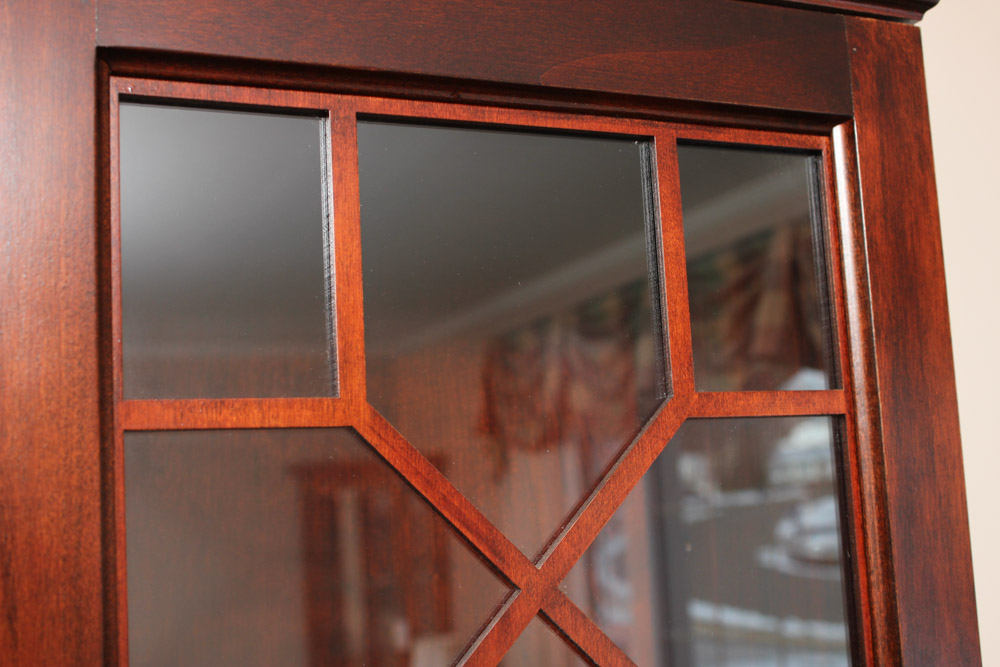 Federal Style Cherry Secretary Bookcase by Jasper Cabinet