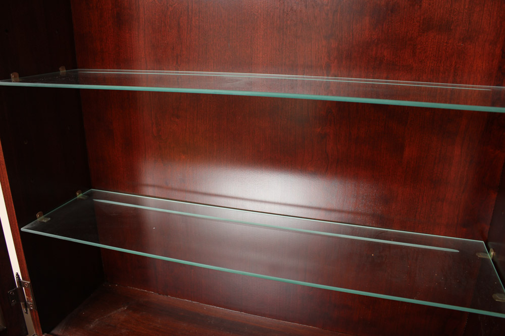 Federal Style Cherry Secretary Bookcase by Jasper Cabinet
