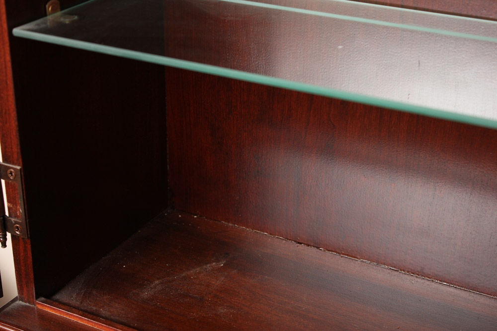 Federal Style Cherry Secretary Bookcase by Jasper Cabinet