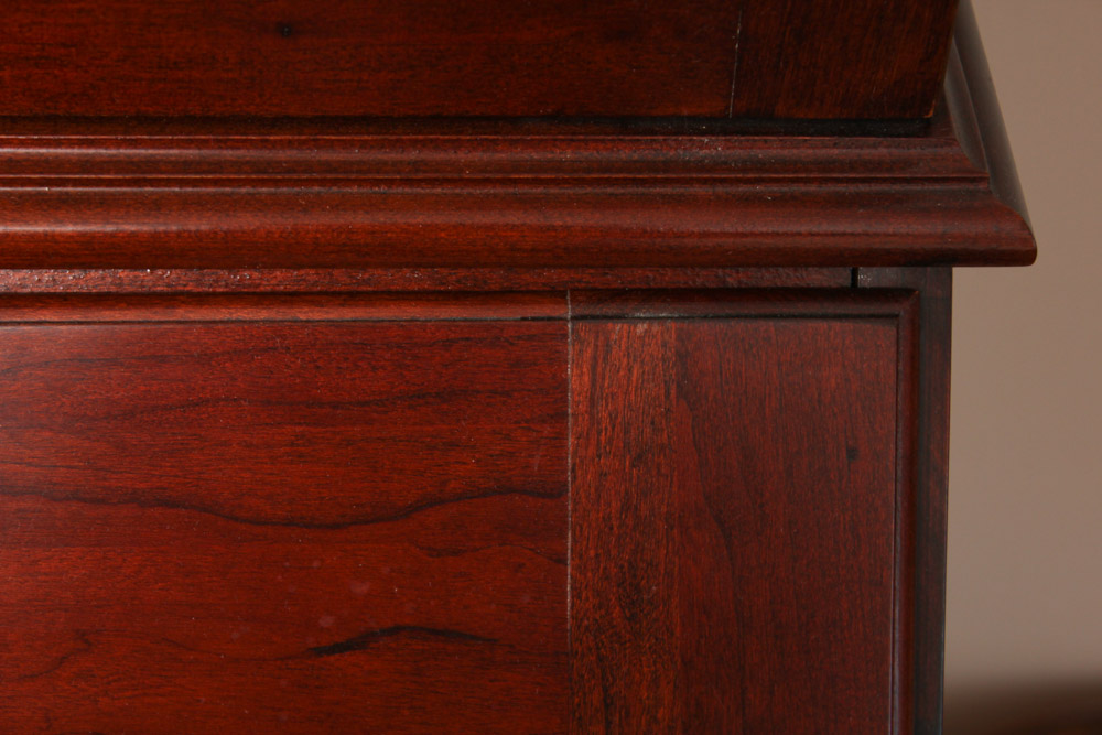 Federal Style Cherry Secretary Bookcase by Jasper Cabinet