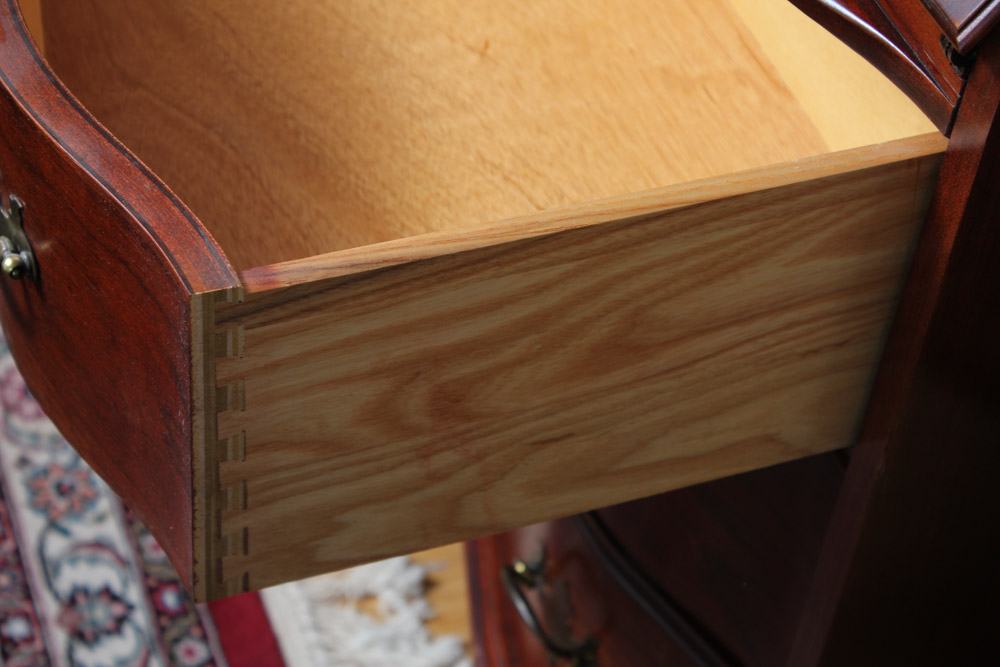 Federal Style Cherry Secretary Bookcase by Jasper Cabinet