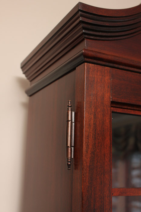 Federal Style Cherry Secretary Bookcase by Jasper Cabinet