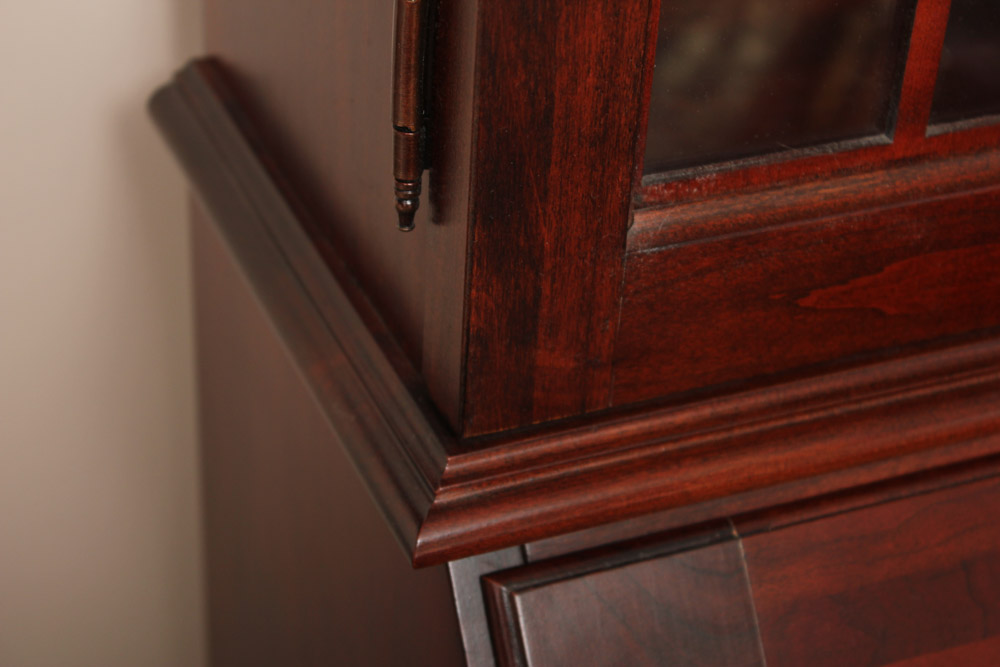 Federal Style Cherry Secretary Bookcase by Jasper Cabinet