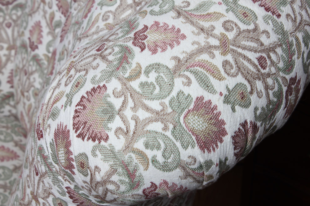 Contemporary Upholstered Wing Back Chair