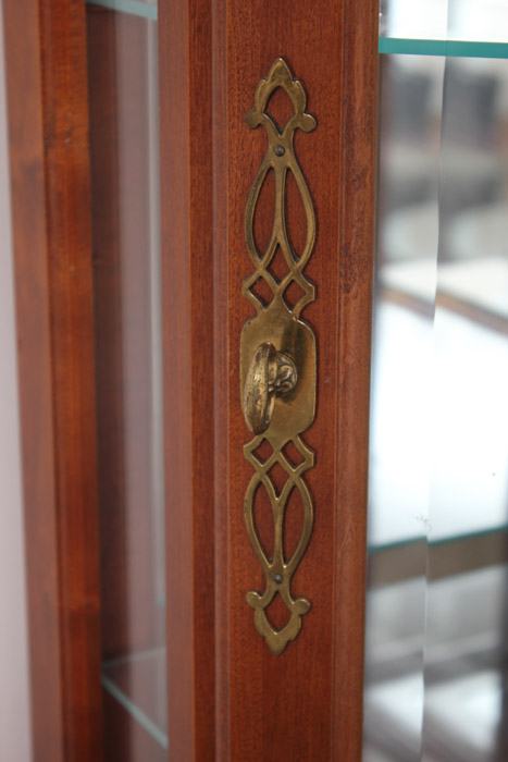 Lighted Corner Curio Cabinet