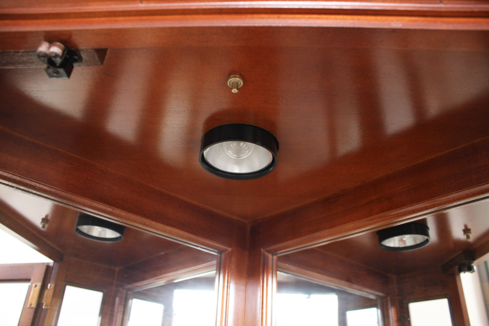 Lighted Corner Curio Cabinet