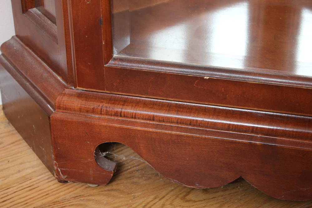 Lighted Corner Curio Cabinet