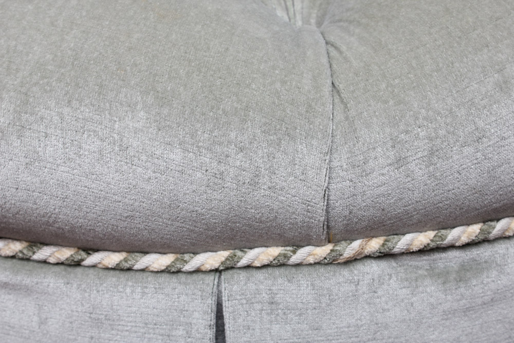 Round Upholstered Ottoman