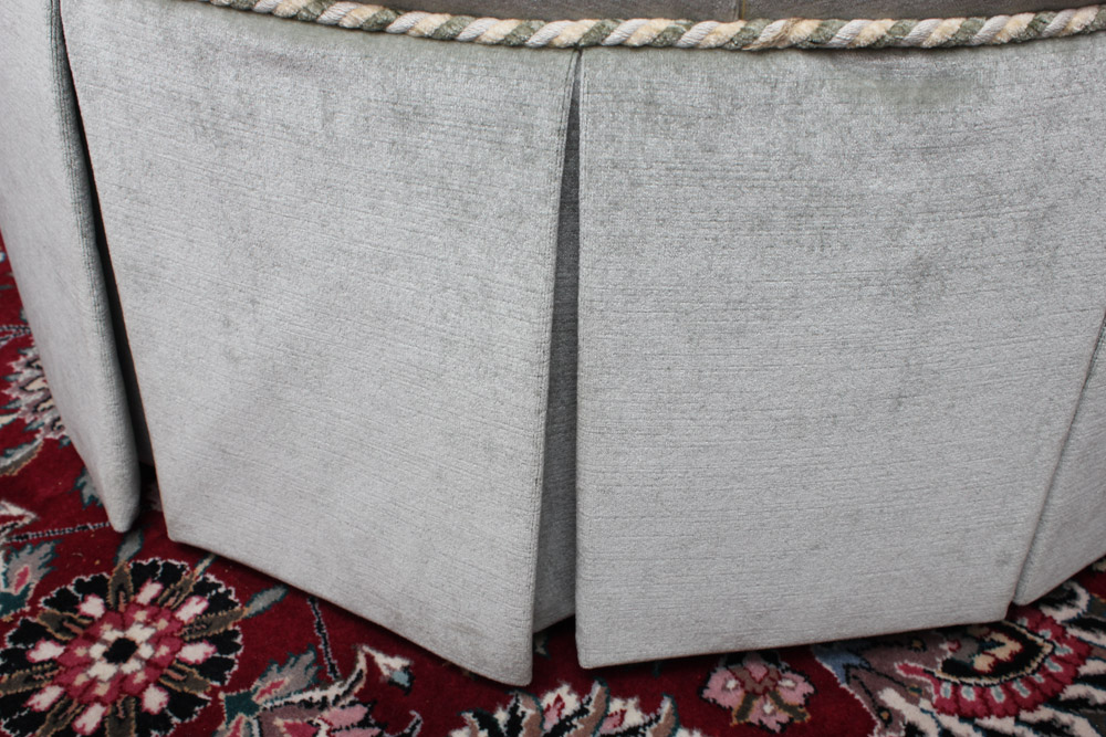 Round Upholstered Ottoman