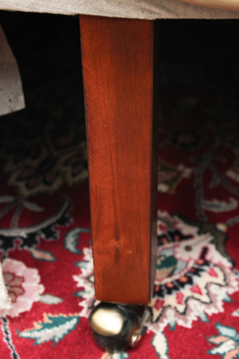 Round Upholstered Ottoman