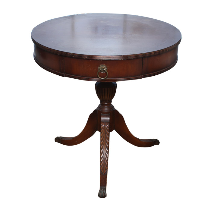 Duncan Phyfe Style Drum Table