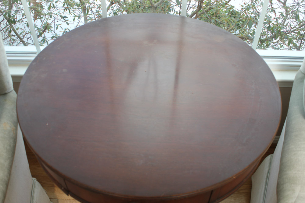 Duncan Phyfe Style Drum Table