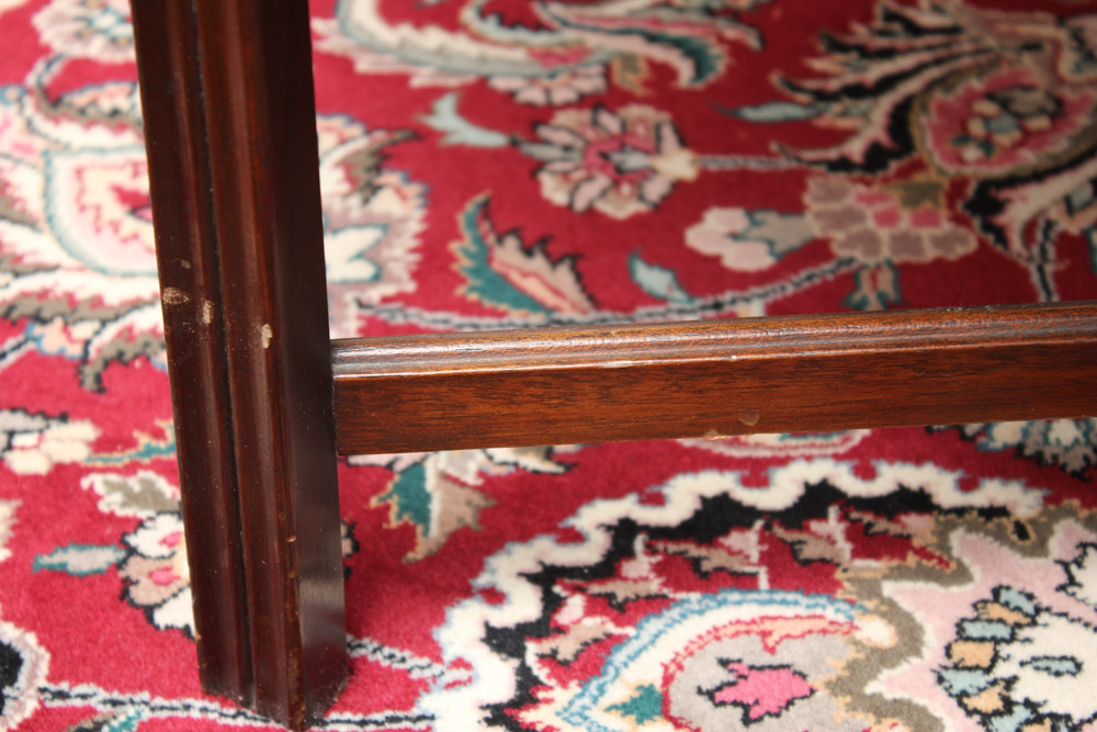 Mahogany Butlers Tray on Stand