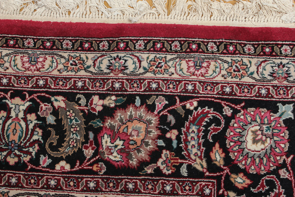 Hand-Knotted Pakistani Wool Area Rug